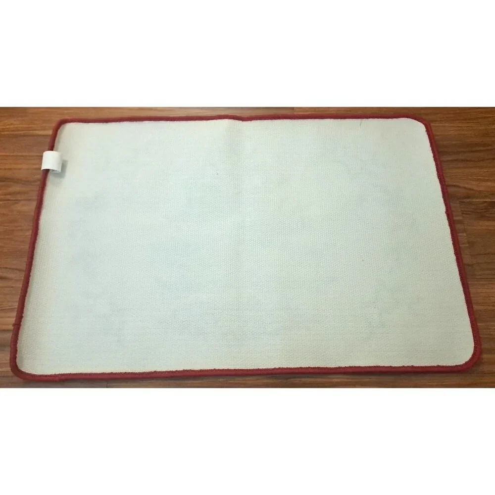 NEW Spode Christmas Tree Rug Floor Door Mat Bath Rug Non Skid Festive NWOT 20x30